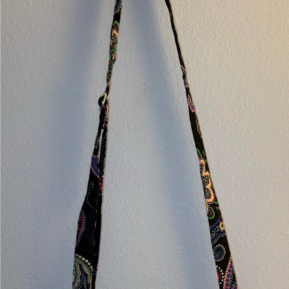 Vera Bradley Black and Green Floral Crossbody Bag - Picture 11 of 11